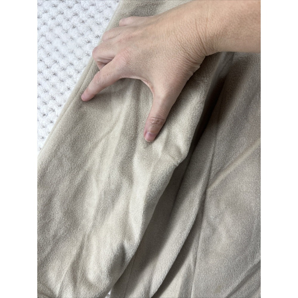 Vintage Kashmiraj Luxurious Man Made Cashmere Beige Trench Coat Elegant Fashions - Picture 15 of 15